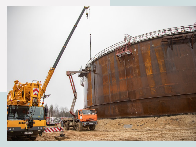 Монтаж резервуаров в Уфе от 617 руб. за м³