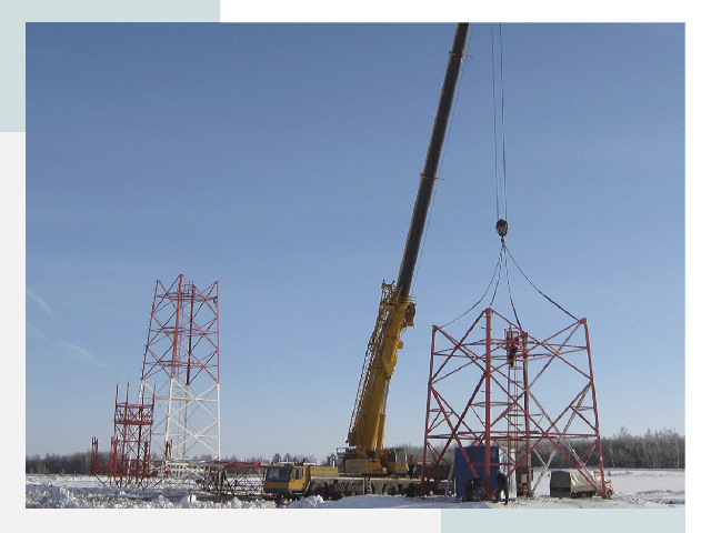 Монтаж вышек связи в Уфе