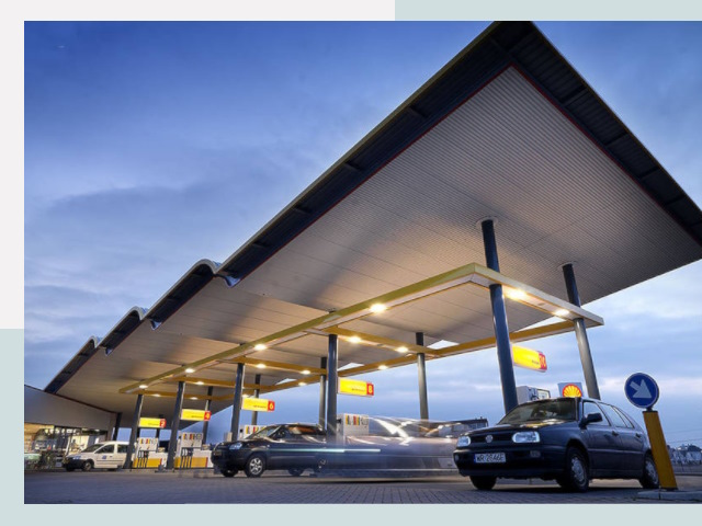Навесы для АЗС в Уфа от 617 руб. - Защита и комфорт