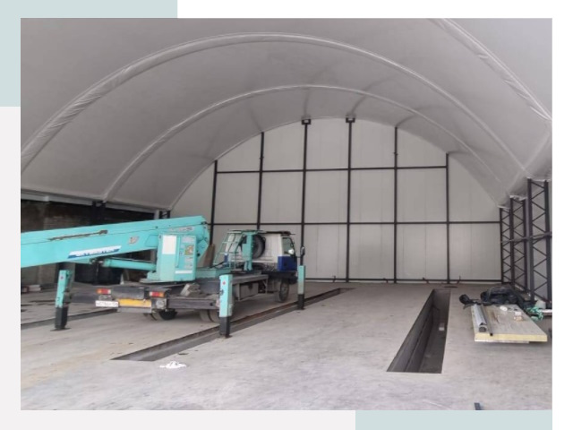 Внутреннее оснащение ангаров в Уфе