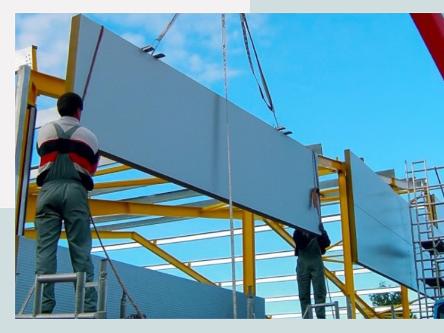 Монтаж сэндвич-панелей в Уфе от 617 руб.